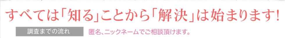 すべては知ることから